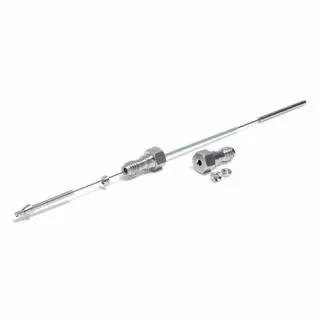 G4280-81301 - Capillary, stainless steel, rigid, bend, 0.6 mm id, 141 mm length, 2x fittings
