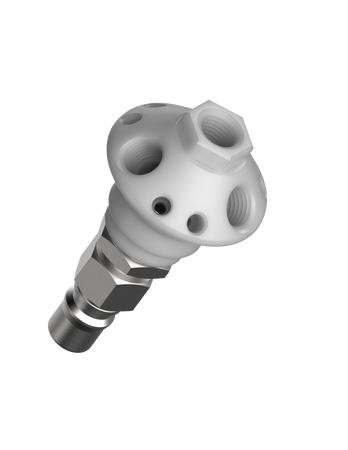 CT-JSP10L - MANIFOLD 10-Port size L Justrite SSQD PP