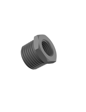 CT-APDE - ADAPTER, type D 1/4" FNPT x type E 1/2" MNPT, PP