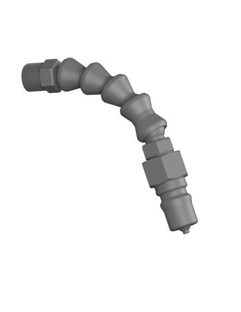 CT-FJSAA - FILTER ADAPTER for Justrite stainless steel quick disconnect, PP/acetal, adjustable