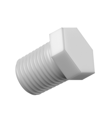 CT-PPD - PLUG for type D 1/4" NPT ports, PP