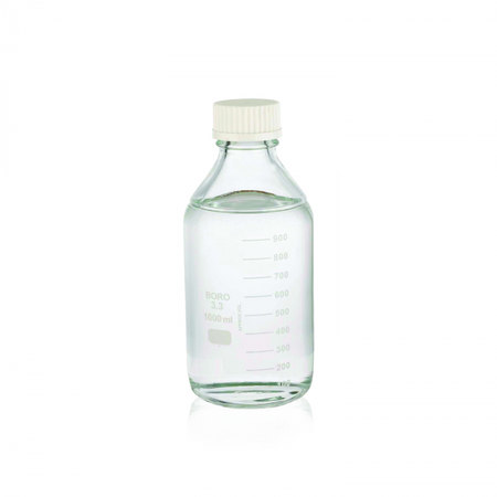 219939 - 500mL GL 45 Safety Coated Bottle, Grad, 12/cs