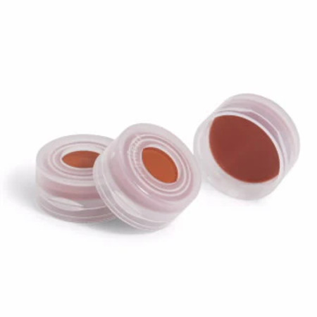 5182-0550 - Snap cap with red silicone septa 100/PK