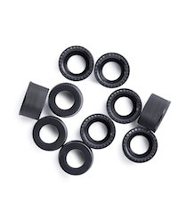 5183-4461 - Black cap,13-425 open screw top, 100PK