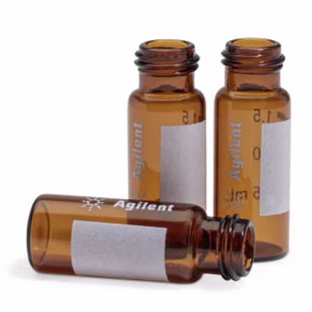 5190-6115 - Amber 2mL Screw Vial w/wrt-on  10,000 pk