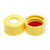 CTC-0952Y - Yellow Cap, 9mm Thread, PTFE/Sil, 1000/pk