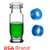CPH-1870-RS - clear vials,snap caps w/slit Sil/PTFE,100/pk