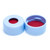 CTC-1307B - Snap TOP Cap, PTFE/Sil/PTFE, Blue, 1000/pk