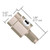 CV-3322 - Check Valve Inlet w/.040in thru Biocompatible