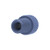 P-347BX - Flangeless Metric Male Nut 1/8in PEEK Black S