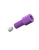 CT-CPA22X - COMPRESSION FITTING for 2.2mm OD tubing, type A 1/4-28, purple PP, 10PK