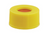 408455 - 8mm Screw Cap, .045" PTFE/SIL 100/pk, Yellow