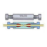 Valco internal union and drawing