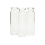 Glass crimp top headspace vials