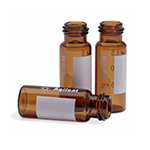 Agilent amber glass GC vials