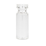 Clear glass crimp top gc vial