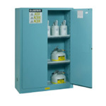 Justrite safety cabinet for corrosives