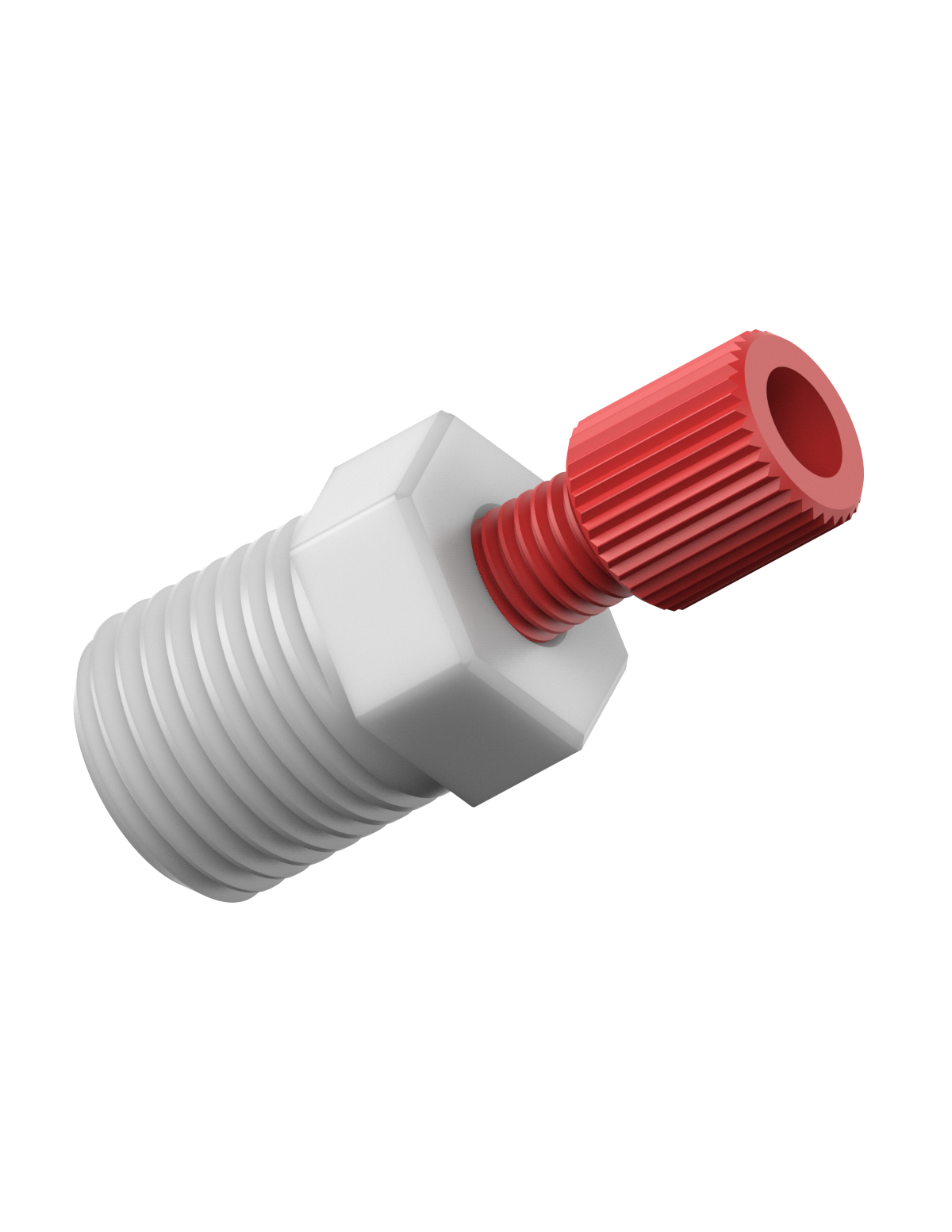 Connections and Fittings for Solvent Waste Manifolds and Mobile Phase Bottle Caps