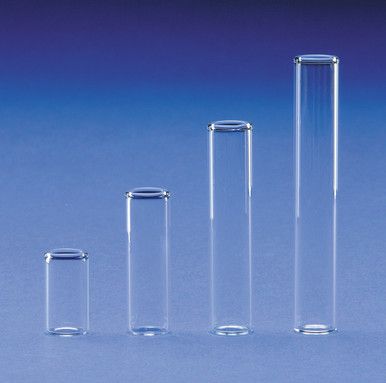 96I-0450F-B - 0.5mL, glass flat vial insert, 100/bag - Chrom Tech