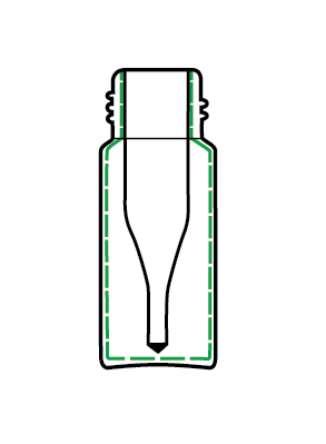 Chrom Tech CP-0952 - 2 mL Clear Glass Vial, 9mm Screw Thread, PTFE/Silicone  Septa, 100/pk