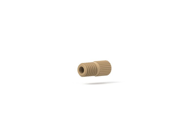 M-660 - Super Flangeless Nut PEEK Natural 6-32 - Chrom Tech, Inc.