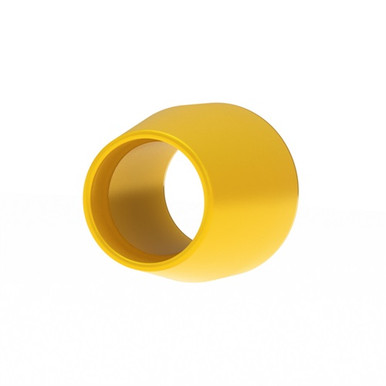 P-300X - Flangeless Ferrule 1/8in Yellow 10pk - Chrom Tech, Inc.