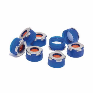 5191-8161 - Agilent cap, screw, bonded, magnetic, pre-slit, PTFE