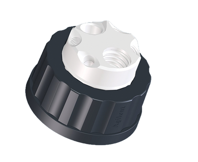 5043-1220 - InfinityLab safe cap GL45 4 ports for waste - Chrom