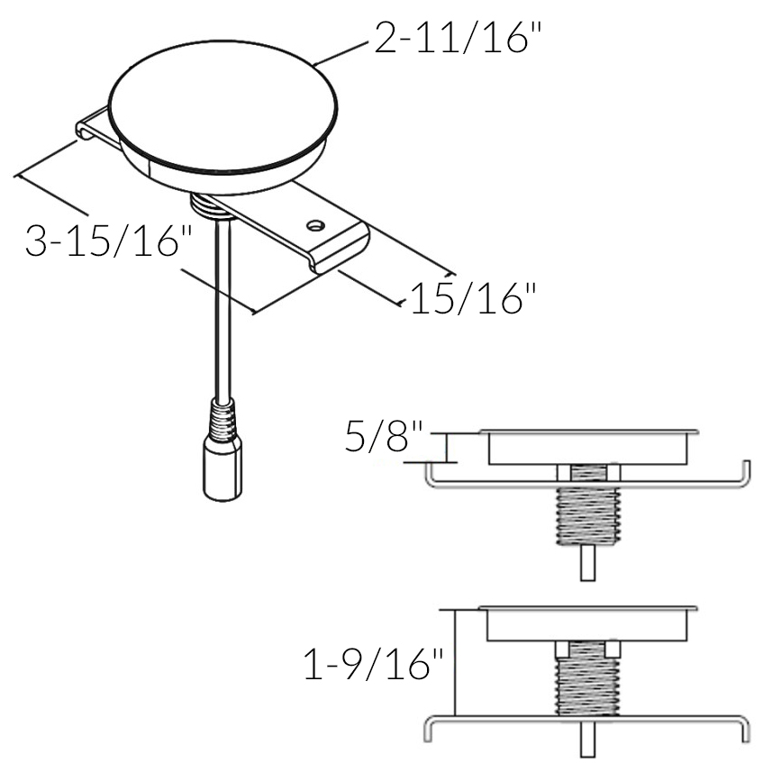 Poppy Flush Mount Wireless Charging Spot Spec Sheet