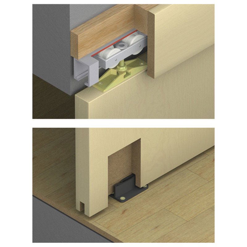 Hawa Junior 80/Z Sliding Wood Door Kit 11705 | Fast Free Shipping
