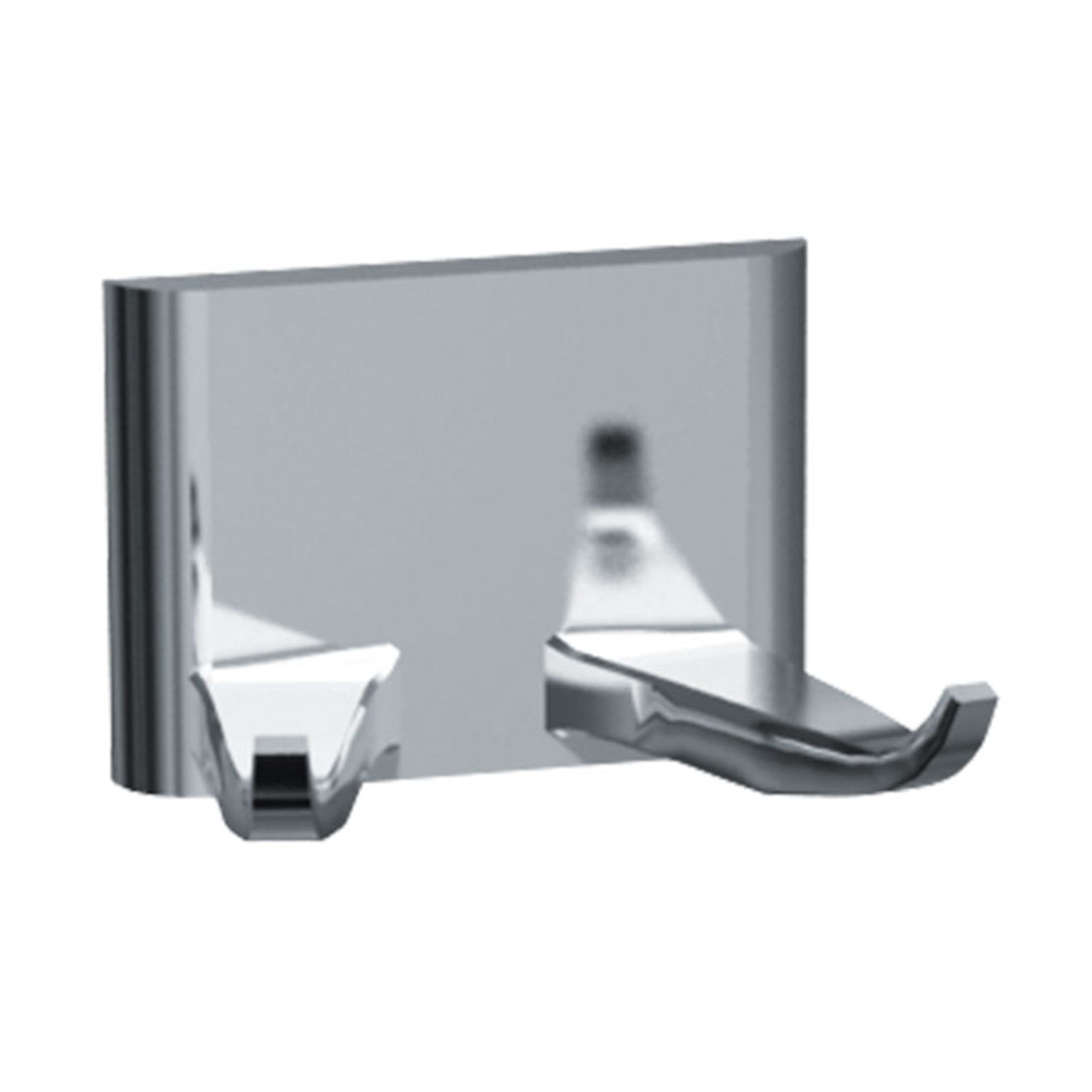 ASI Chrome Zamak Double Wall Hook 745-Z