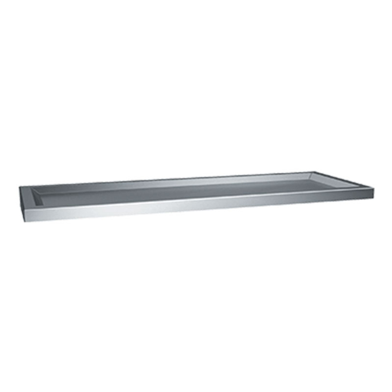 ASI Surface Mounted Stainless Steel Shelf with Raised Edges 0690