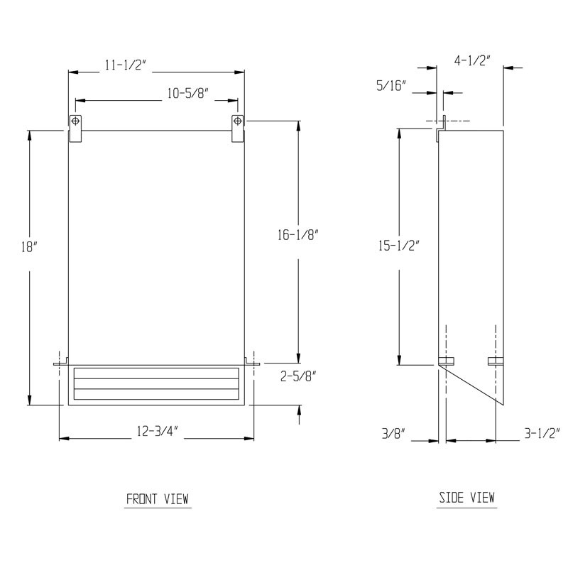 ASI Recessed Paper Towel Dispenser 0439 - Traditional Collection
