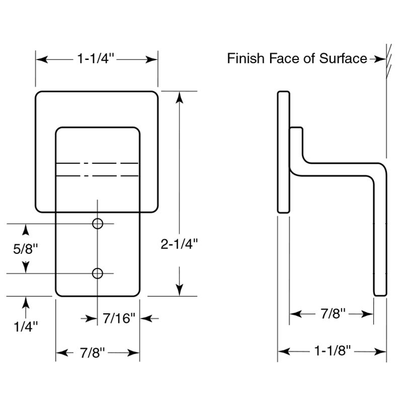 Bobrick Stainless Steel Clothes Hook B-233 - Harbor City Supply