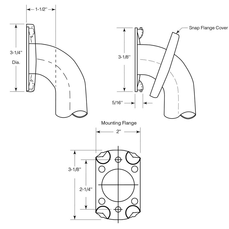 Bobrick Extra Heavy Duty Surface Mounted Towel Bar B-530 - Size