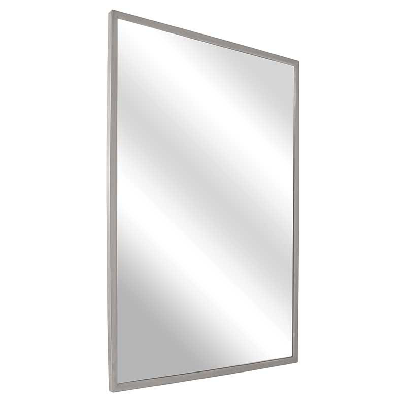 Bradley Stainless Steel Angle Frame Mirror - Float Glass