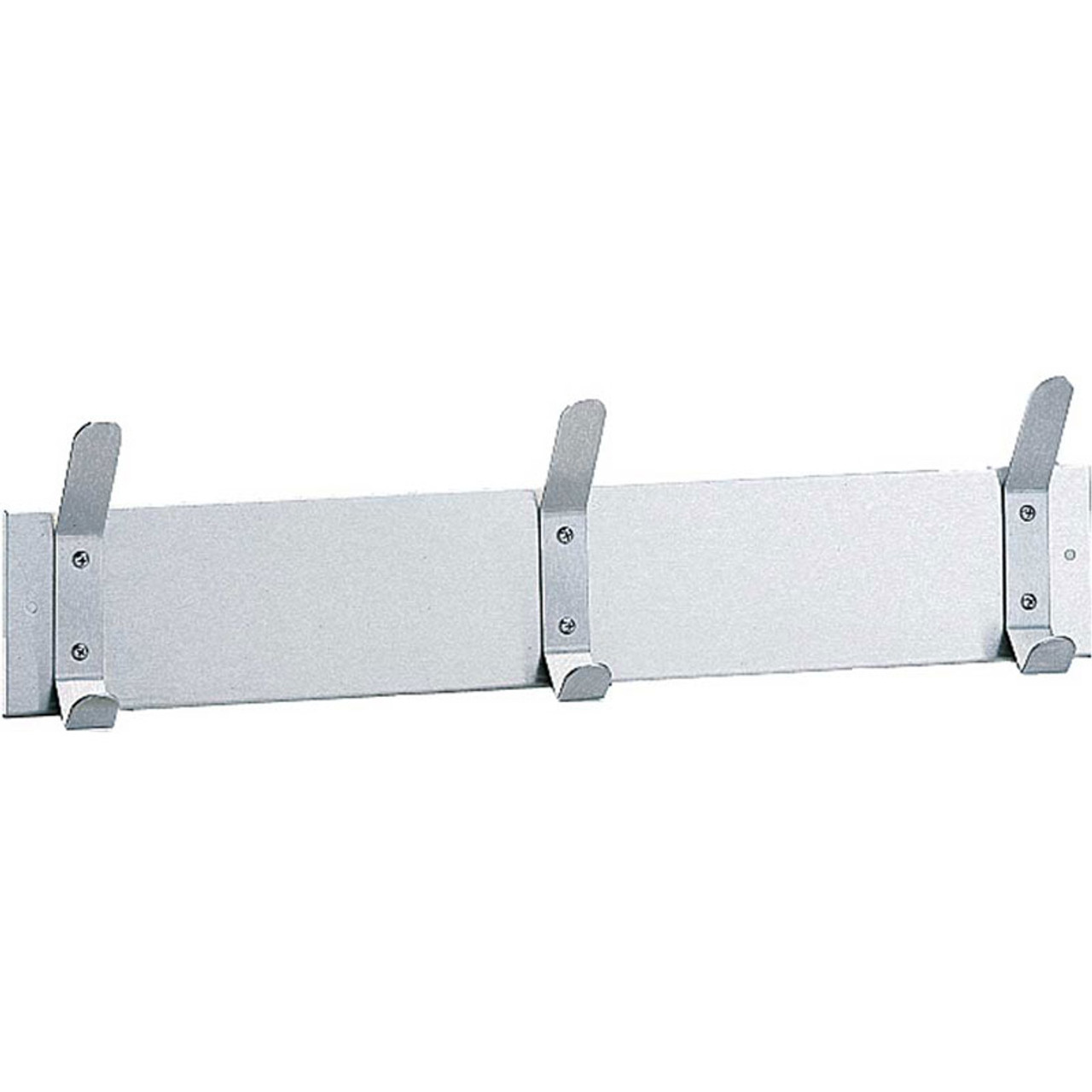 GAMCO Stainless Steel Hat and Coat Hooks Wall Strip HCS-1