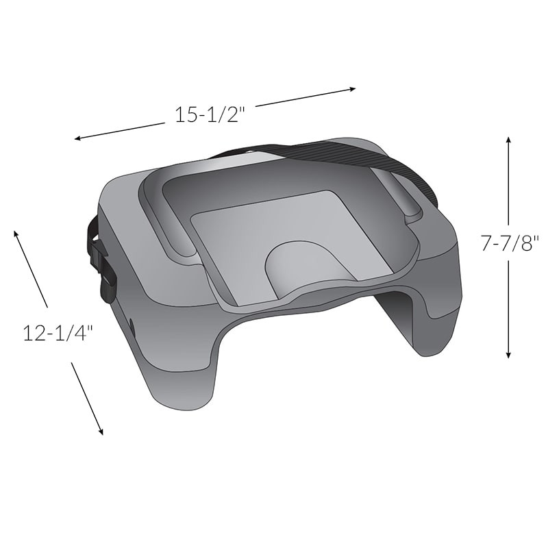 Koala Kare Products Plastic Restaurant Booster Seat KB854