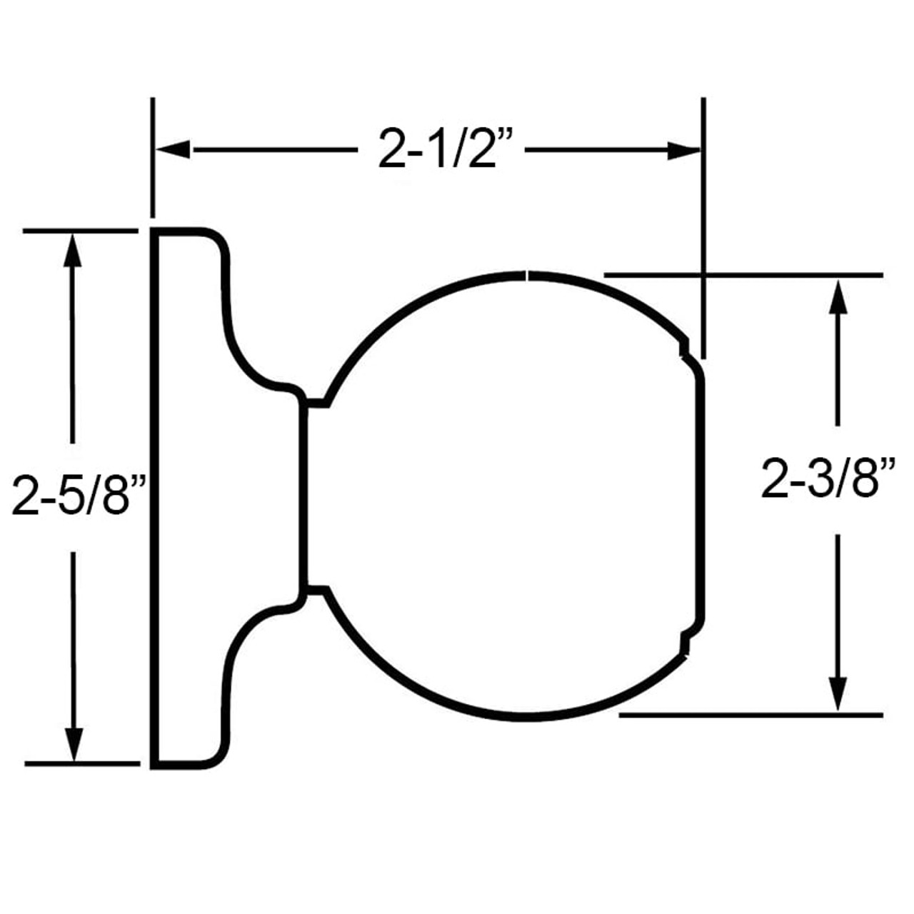 Kwikset Signature Series Hancock Door Knob | Privacy and