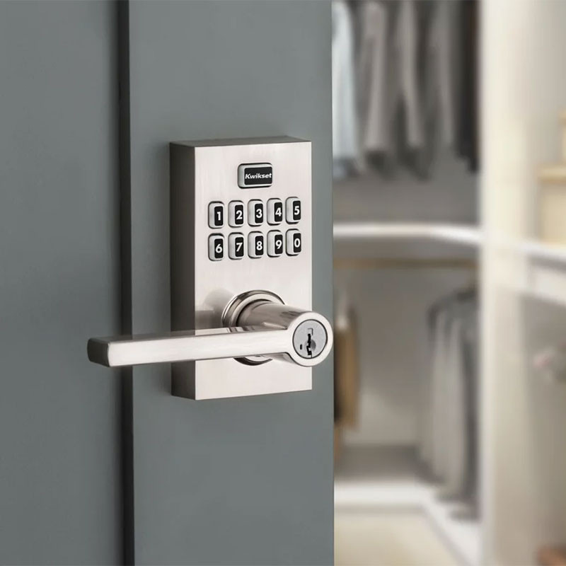 Kwikset SmartCode 917 Halifax Electronic Keypad Locking Lever