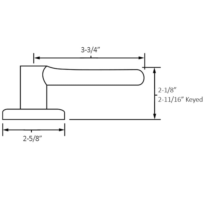 Kwikset Dorian Door Lever | Privacy and Security