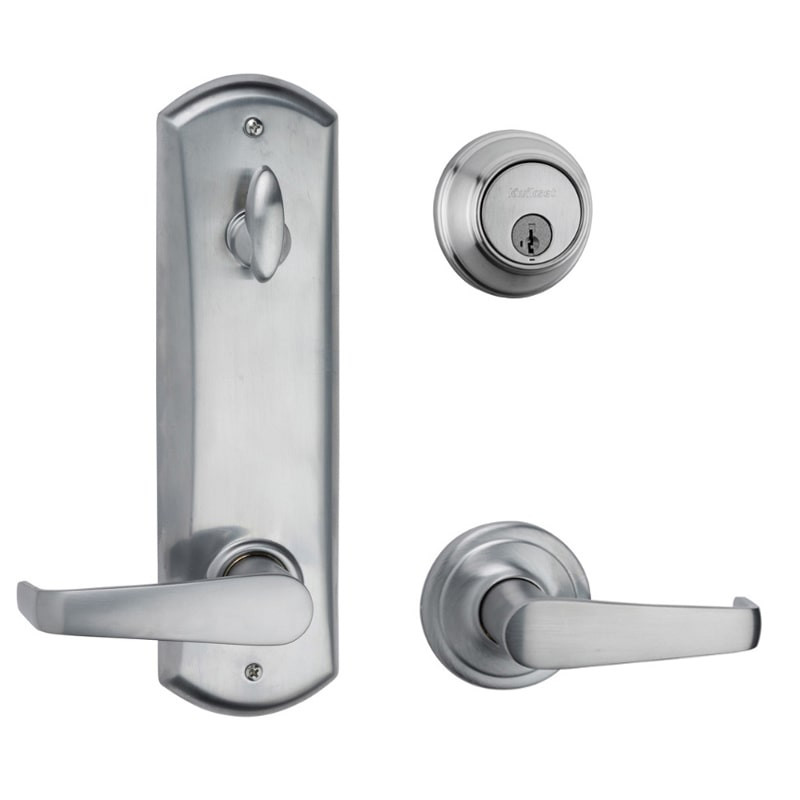 Kwikset Metal Interconnect with Kingston Lever - Door Lock