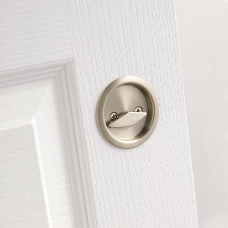 Kwikset Round Privacy Pocket Door Lock - Application