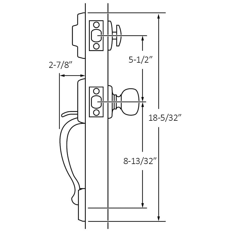 Kwikset Signature Series Avalon Door Handleset | Home Privacy