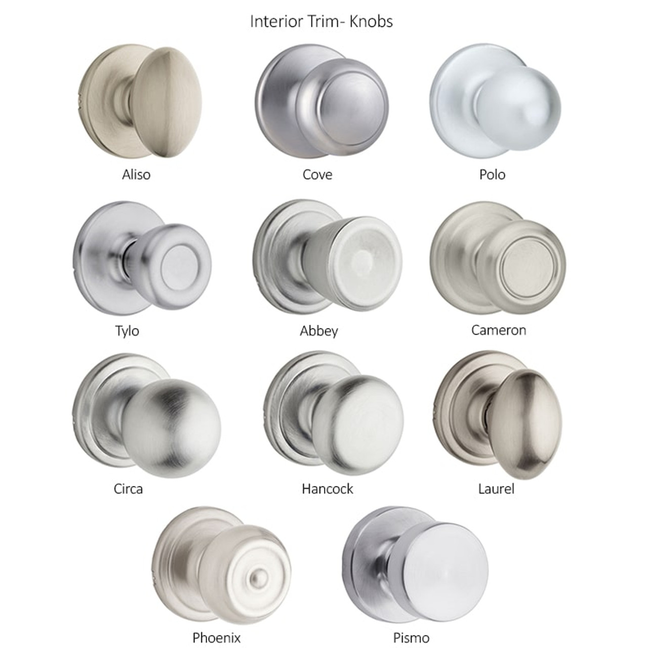 Kwikset Signature Series Hawthorne Handleset - Knobs