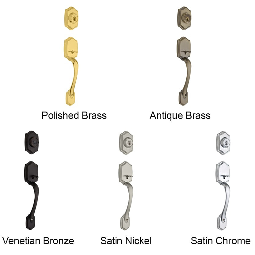 Kwikset Belleview Door Handleset | Single or Double Cylinder Security