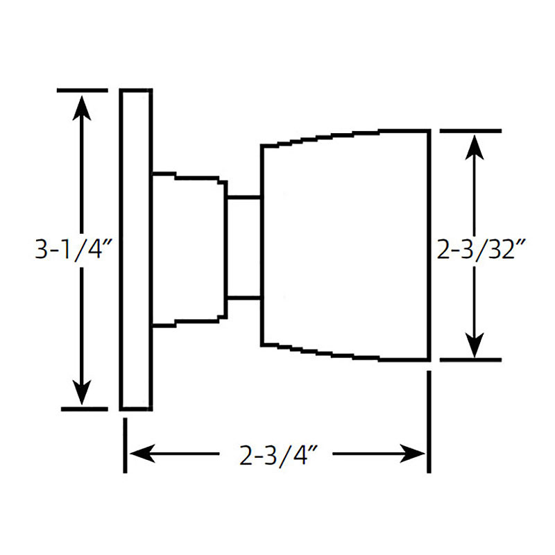 Falcon X Series Grade 1 Heavy Duty Elite York Door Knob - SIze