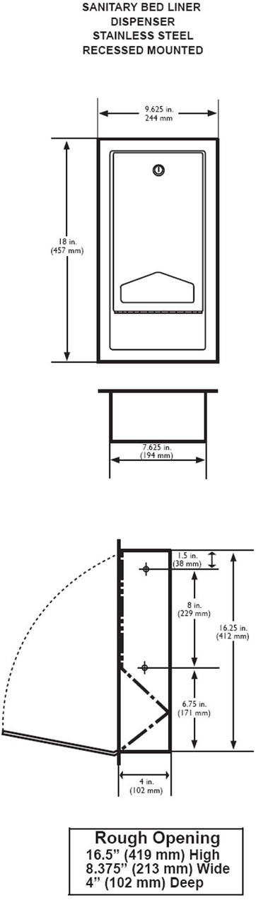 Koala Kare Products Sanitary Liner Dispenser-detail 1