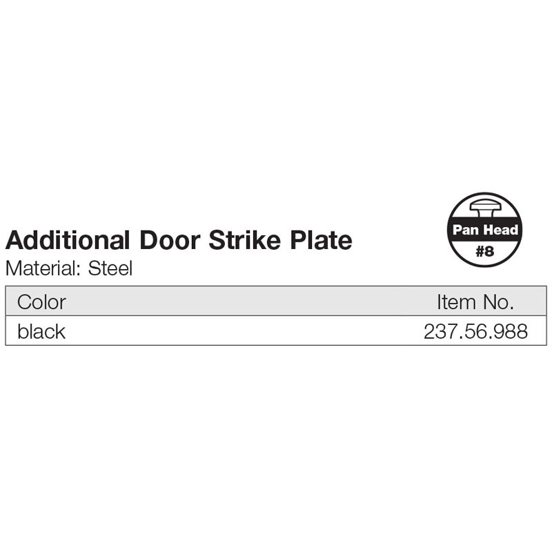 Timberline StealthLock Door Strike Plate - detail 2
