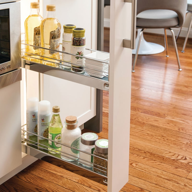 Kessebohmer Narrow Base Cabinet 2 Drawer Pull-Out 595.18.200 - Application
